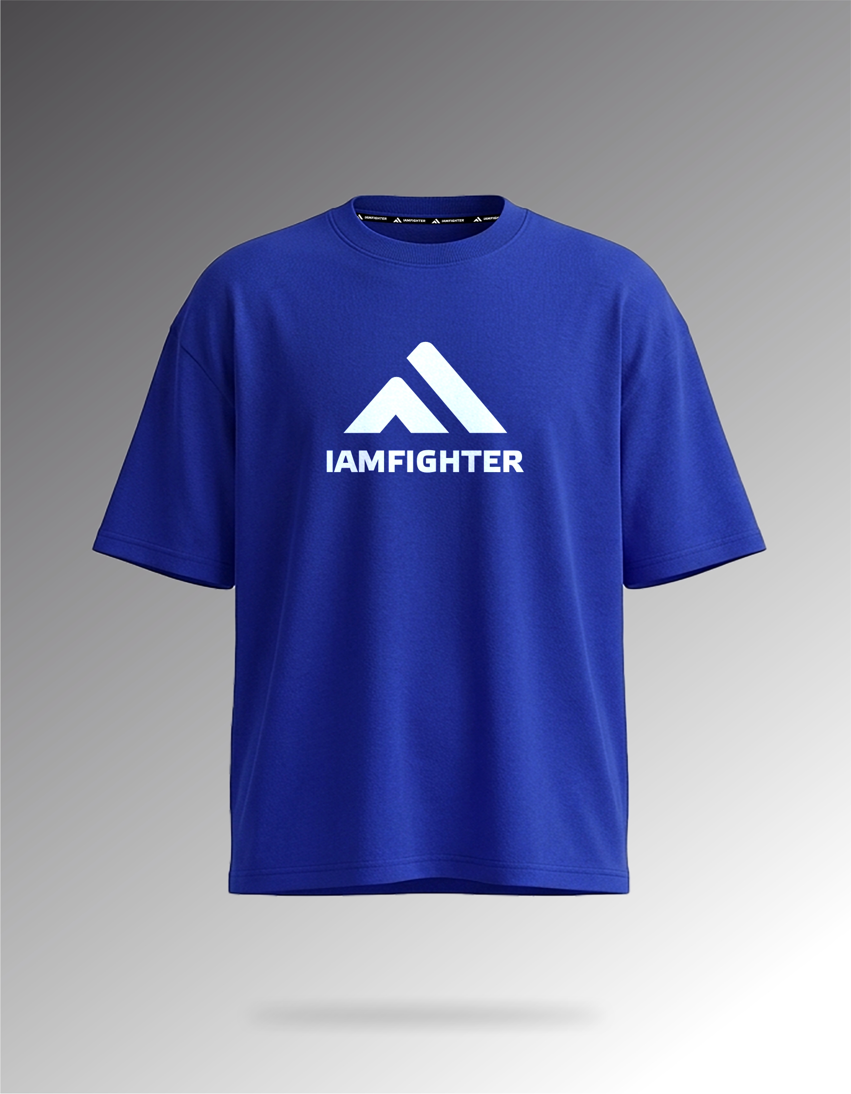 Футболка IAMFIGHTER oversize электро-синий