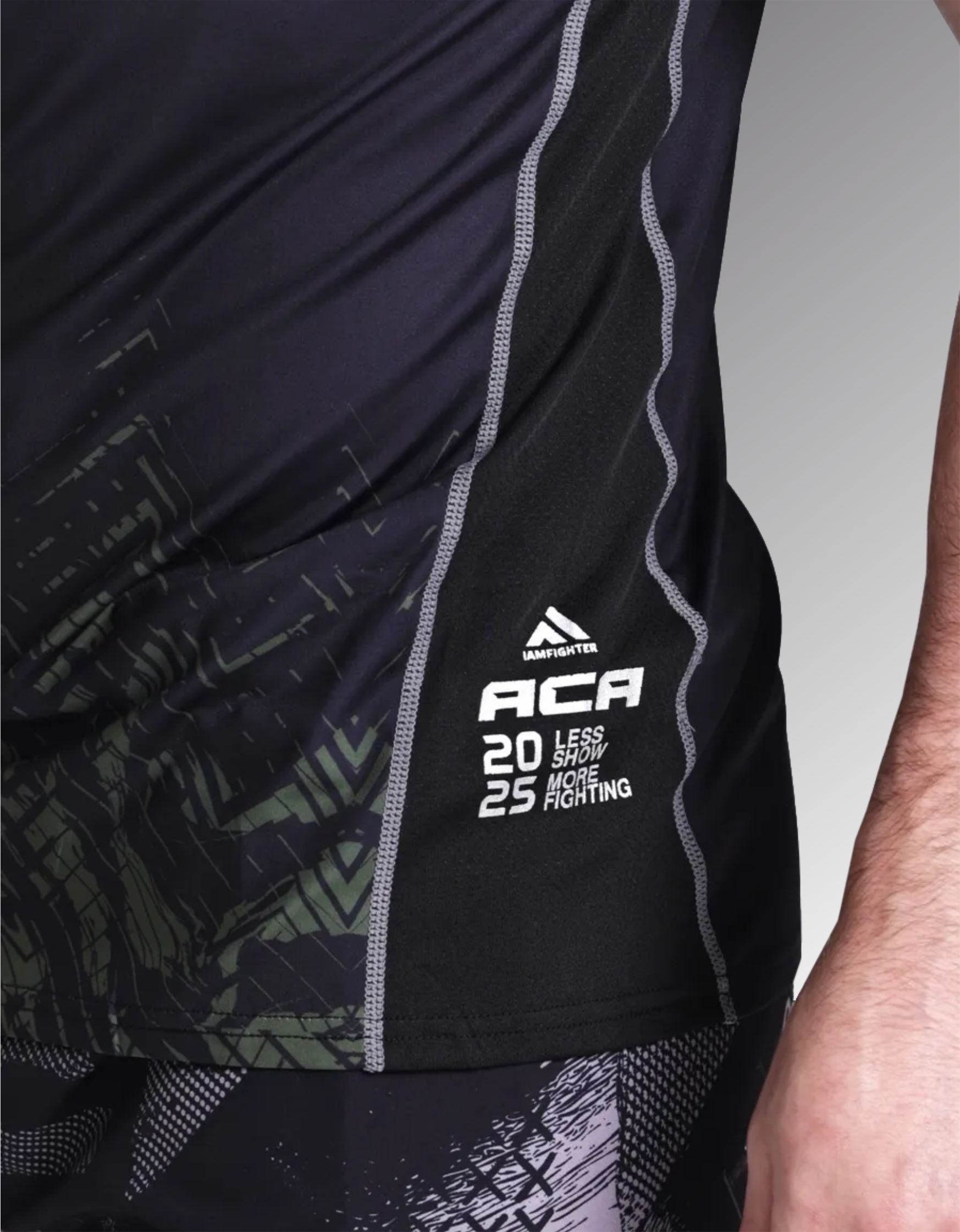 Майка без рукавов ACA (черно-хаки)