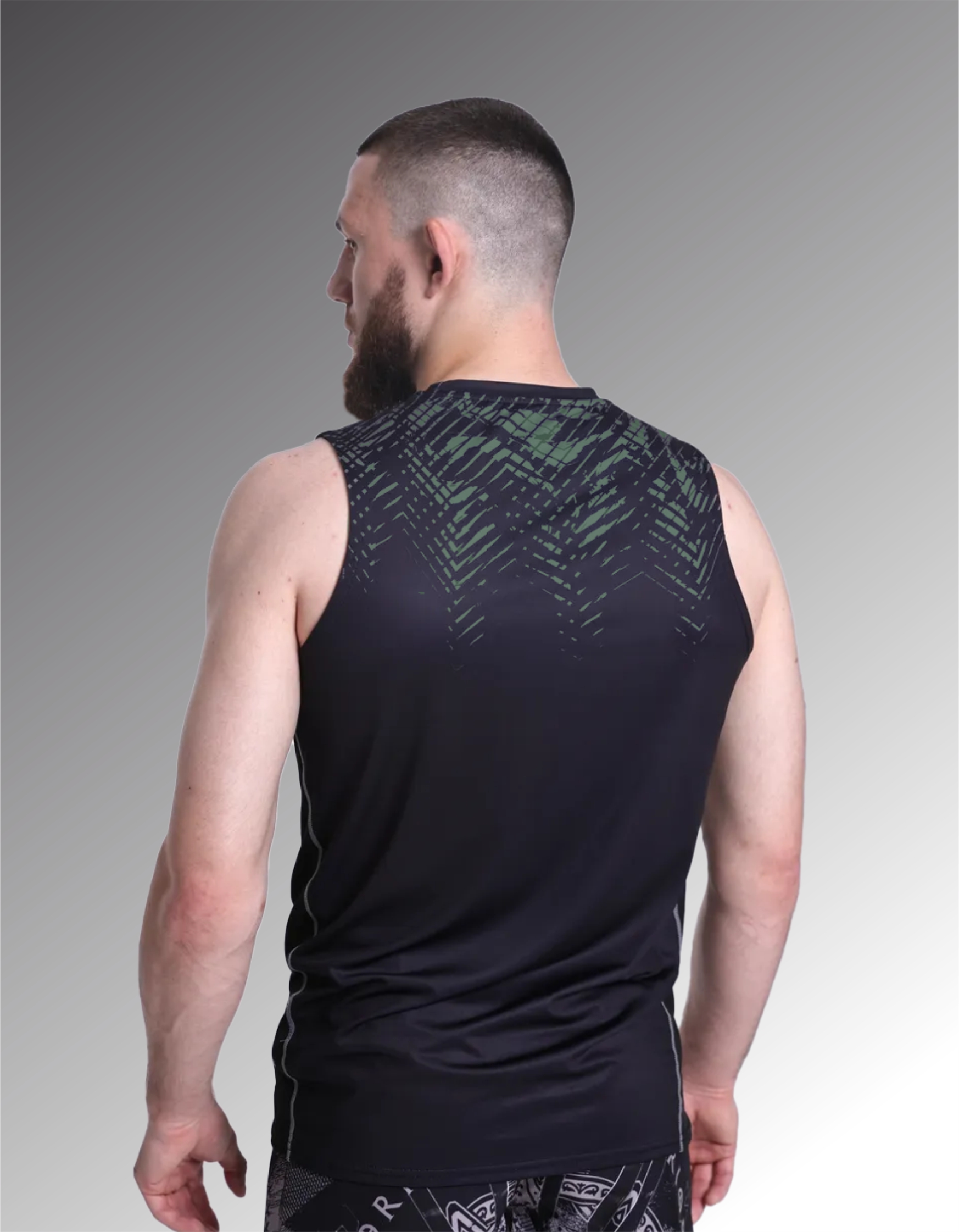 Майка без рукавов ACA (черно-хаки)